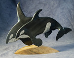 Native Baleen Orca Carving